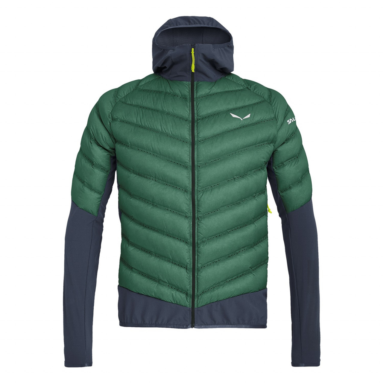 Chaqueta Plumas Hombre Chile - Salewa Agner Hybrid - Verde - SNMP-64138